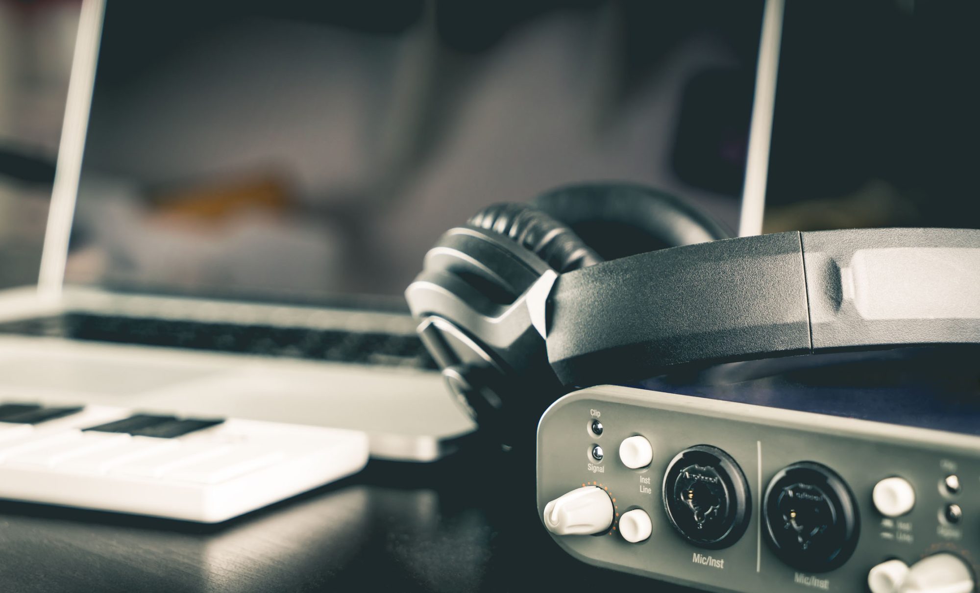 Home Music Studio portable set up
